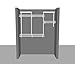 ClosetMaid 22873 ShelfTrack 4ft. to 6ft. Adjustable Closet Organizer Kit, White