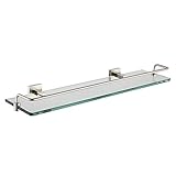 Kraus KEA-14445BN Aura Bathroom Accessories - Shelf with Railing Brushed Nickel