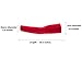 Atneato UV Protection Cooling Arm Sleeves - Arm Warmers Sun Protective Tattoo Sleeves for Men Women (Red)