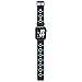 Hflong 42mm Apple Watch Band, Adjustable Strap, Soft Silicone Watchband Replacement for iWatch Band With Free Protective Case, Glass Screen Protector(black/blue-42mm)