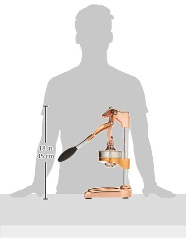 Cilio Commercial Grade Citrus Press Juicer, Copper