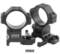 A.R.M.S. #22 Throw Lever 30mm Scope Rings - High height