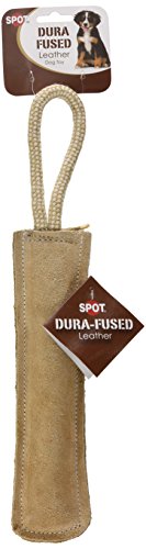 Ethical Pets Dura Fused Leather Retriever Dog Toy, 15-Inch