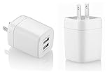 Wall Charger,Allytech(TM) 2.1-Amp (10 Watt) Dual USB Travel Wall Charger For iPhone 6S iPhone 6 iPhone 6 Plus, iPod iPhone 5 5S, Samsung Galaxy, and Android or USB Devices (Bucket Shape-White)