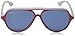 Ray-Ban Junior Kids Sunglasses - RJ9049S Aviator / Frame: Top Red/Fuchsia on Gray Lens: Blue