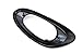 Red Hound Auto Door Handle Inside Trim Bezel Compatible with Trailblazer 2002-2009 Right Passenger Side RH Black