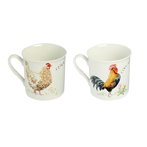 Pecking Order Mugs Set Of 2