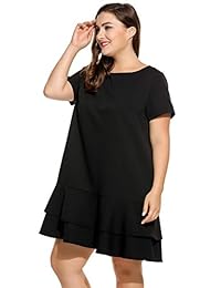 Vpicuo - Vestido para mujer de talla grande, suave y suave