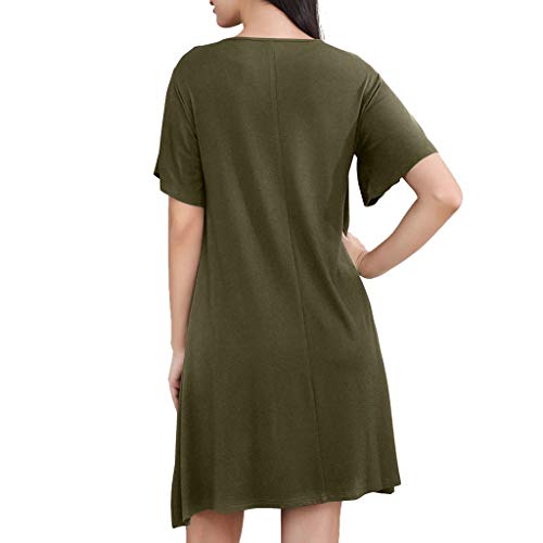 2 RTYou+Womens+Lrregular+T+Shirt+Dresses