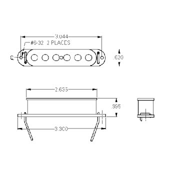 Seymour Duncan SJAG-3n Quarter Pound for Jaguar Neck pickup