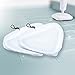 Tinksky 2pcs Replacement Washable Triangular Steam Mop Microfiber Cloth Pad Cover for H2O Mop X5 (White)