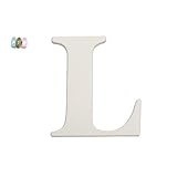 Koala Baby Uppercase Wall Letter L - White