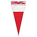Santa Hat Christmas Cone Cellophane Bags, 20ct