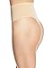 Yummie Women's Jasmina Seamlessly Shaped Everyday Shaping Thong, Nude, Large/X-Large