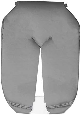 Casinlog Center Console Cover Microfiber Leather Replacement Fit for 2007-2013 Chevy Silverado,Tahoe,Suburban,Avalanche,Gmc Sierra,Yukon,Yukon Xl(Gray)
