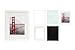 Frametory, 11x14 Frames Display 8x10 Picture with Mat or 11x14 Photo Without Mat, Shatter-Resistant Glass, Pre-Installed Wall Mounting Hardware - White