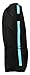 Bububee 'Elua Single Umbrella Style Stroller Gate Check Travel Bag (Black & Aqua)