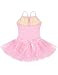 Ephex Girls Ballet Leotard Dance Tutu Dress Sleeveless Sequined Skirt Pink 4-6 Years