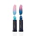 Fran Wilson Moodmatcher Color Changing 2 pc Lipsticks-Light Blue,Dark Blue(Blue Case)