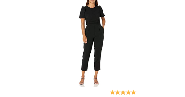 Eliza J womens Petite Waist Tie Balloon 