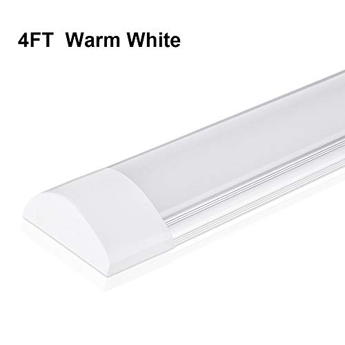 Led Batten Light Tube 40w Led Ceiling Light 4 Feet 4800lm 3200k