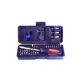 CIC Branded 33Pc Repair Tool Kit Box Multi Bit Function Magnetic Screwdriver Set