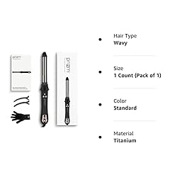 Prizm 1 Inch Wavy Professional Rotating Curling