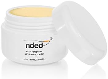 nded acrylic color powder, Glitter Gold, 5 g, gold, yellow, air-curing