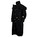 Outback Trading Company Unisex 2056 Stockman Waterproof Breathable Extra-Long Cotton Oilskin Duster Coat, Black, X-Large