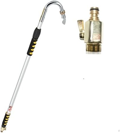 Extra Long Telescoping Gutter Wand Height Adjustable from 55 Inch to 117 Inch with Brass Valve