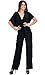 KOH KOH Womens Short Kimono Sleeve One Piece Jumpsuit Cocktail Romper Pant Suit