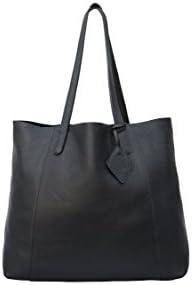 Kyla Joy Tote Premium Leather Handbag, Black