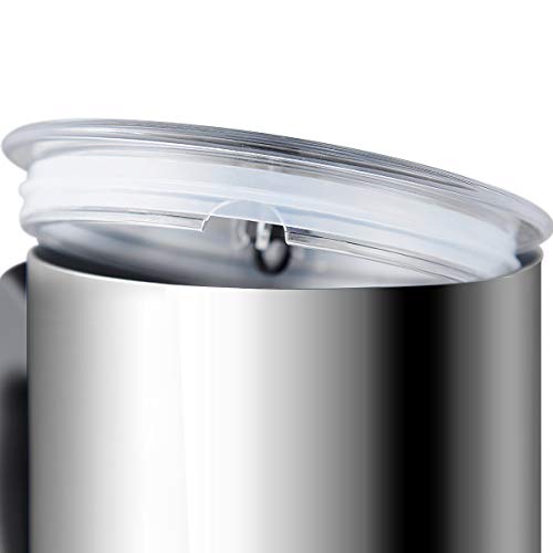 image for Costway Electric Milk Frother Automatic Stainless Steel Non-Stick Inte