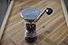 Handground Precision Manual Coffee Grinder: Conical Ceramic Burr Mill - Brushed Nickel