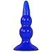 Beaded Butt Plug - Tapered Tip for Easy Insertion - Suction Cup Base - Anal Stimulator for Men and Women