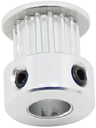 Crazestar 3D Printer Aluminum Synchronous Wheel 2GT Transmission Pulley GT2 Bandwidth 4mm 5mm 6mm 6.35mm 8mm (16 Teeth, 6mm)