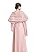 Sheer Soft Chiffon Bridal Women's Shawl For Special Occasions Dusty Rose