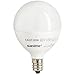 Sunlite LED G16.5 Globe Light Bulb, 5 Watts (40W Equivalent), 350 Lumens, Dimmable, Candelabra E12 Base, Short Bulbs, Vanity Bulbs, Frosted, 1 Count