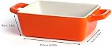 Maison & White Set of 4 Mini Ceramic Oven Dishes Red Blue Green Orange view 4