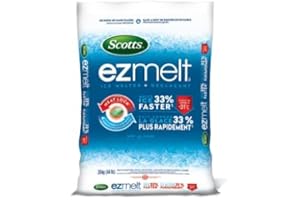 EZMelt Ice Melter with Heat Lock Technology, 20 kg Bag – Melts 33% Faster – Corrosion Inhibitor – Safe for Concrete & Lawns –