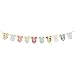 Talking Tables Truly Baby Hanging Bunting Banner in Shape of Baby Clothes for a Baby Shower, Multicolor