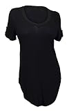 eVogues Apparel Women's Ballet Tunic Top Black - 3X