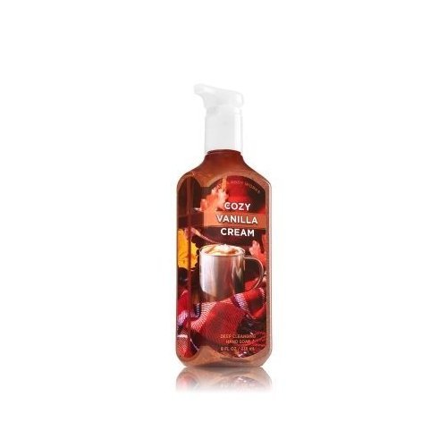 Bath & Body Works Deep Cleansing Hand Soap Cozy Vanilla Cream 8FL OZ