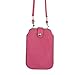 Tapp Collections Leather Neck Pouch for Phone (Style 2) - Pink