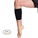 NeoTech Care Calf Compression Sleeve for Calves Support or Shin Splint (Black Color, Size M, 1 Unit)