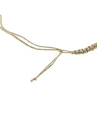 Tobillera pulsera con perlas de vidrio turquesa