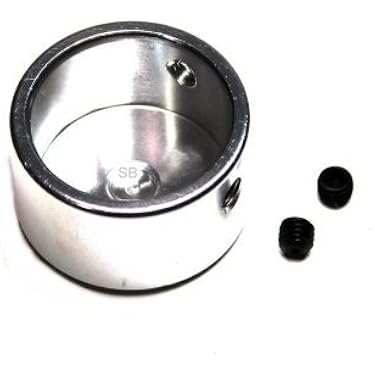 Jeremywell 1/2" Bore Solid Zinc Plated Set Screw Shaft Collar OD 1