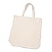 Darice Bulk Buy DIY Crafts Eco Tote 100 Percent Cotton 15 x 16 x 4 inches (20-Pack) 1180-50