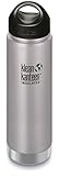 Klean Kanteen Insulated Wide Stainless Steel Coffee Mug with Loop Cap 2.0, Brushed Stainless , 20-Ounce