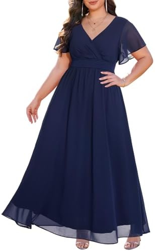 Mother of The Bride Formal Evening Dress #813 (X-Large, Burgundy) : Clothing, Shoes & Jewelry